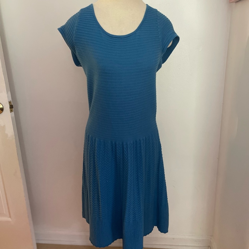 NWT Lilly Pulitzer XL Hazel sweater dress flutter blue